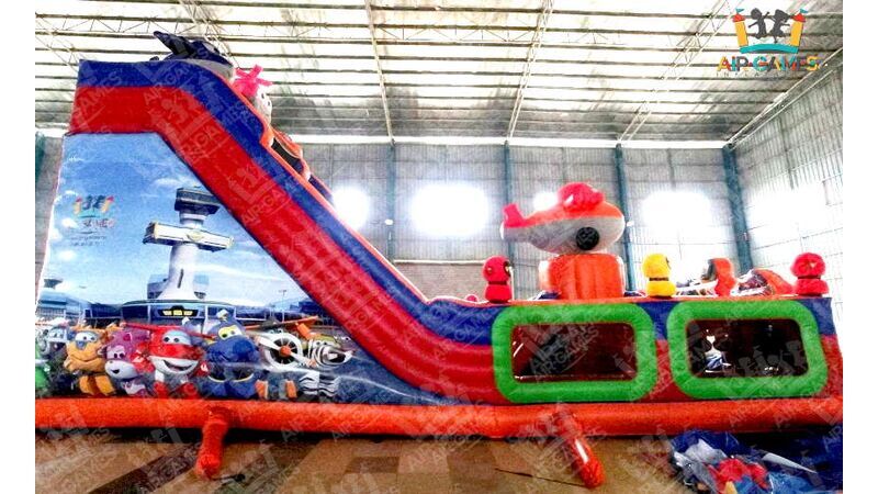 Надувной батут горка 13х8 "Самолетики" Air-Games, фото 23
