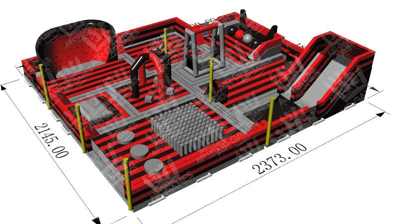 Надувной развлекательный детский парк 940 кв/м, фото 5