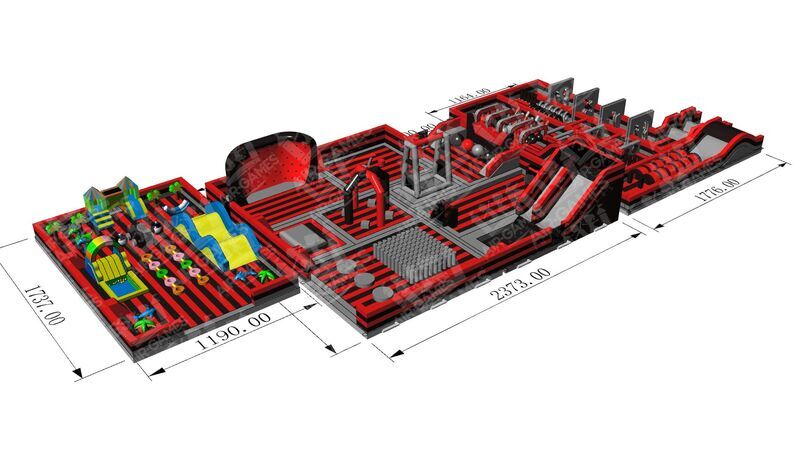Надувной развлекательный детский парк 940 кв/м, фото 1