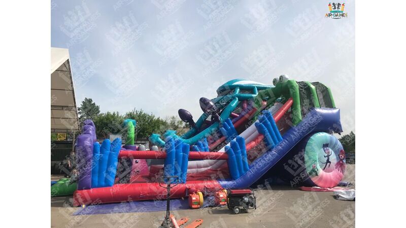 Надувной батутный комплекс 12x9 «Герои в масках» Air-Games, фото 11