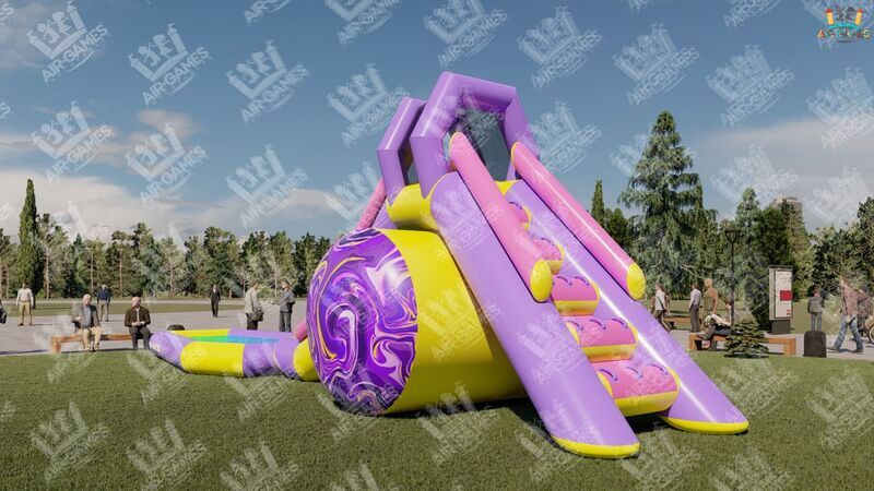Надувная водная горка 13 на 3, image 4