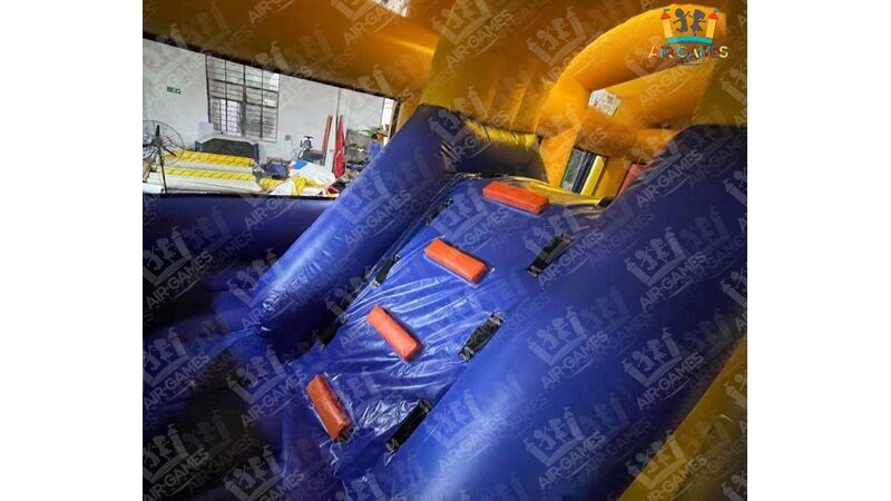 Надувной батут площадка 8,4х7,4 "Смайлы" с крышей Air-Games, фото 20